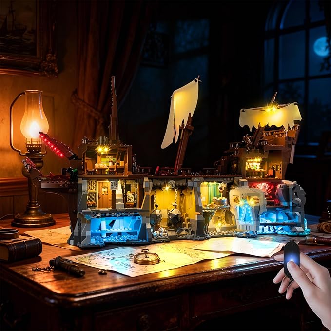Nitemode Light Kit Compatible with Lego 21363 The Goonies,Upgraded Brightness Adjustable Lighting Accessories(JUST Lights)