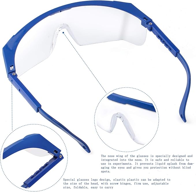 Beelittle Kids Scientist Lab Coat Costume Dress Up with Goggles ID Card Science Experiment Set for Age 3-10