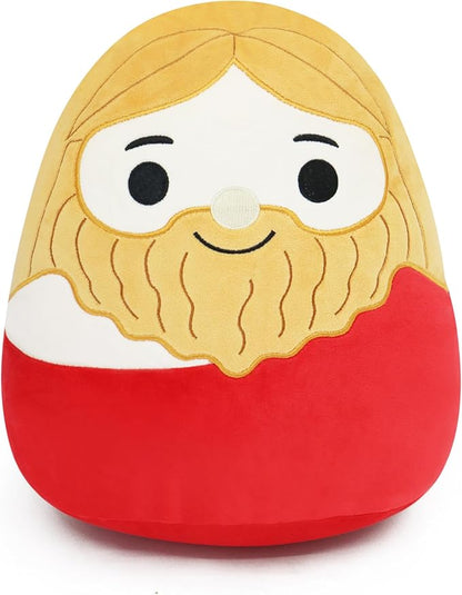 Jesus Plush Toy - Religious Stuffed Doll - Jesus Plush Pillow - Faithful Lovers and Easter Basket Stuffed Gift (Red)
