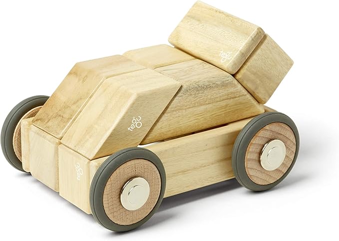 42 Piece Tegu Magnetic Wooden Block Set, Natural, 1-99 years old