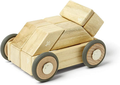 42 Piece Tegu Magnetic Wooden Block Set, Natural, 1-99 years old