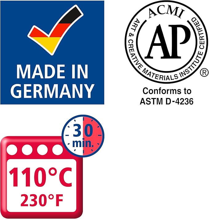 STAEDTLER 8023 10 FIMO Soft Oven-Hardening Polymer Modelling Clay - Starter Kit, Assorted Colours (Pack of 9 x 25g Half Blocks & Accessories)