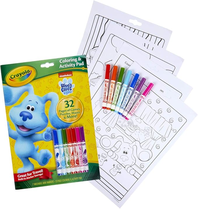 Crayola Blues Clues Color & Activity, 32 Coloring Pages, Gift