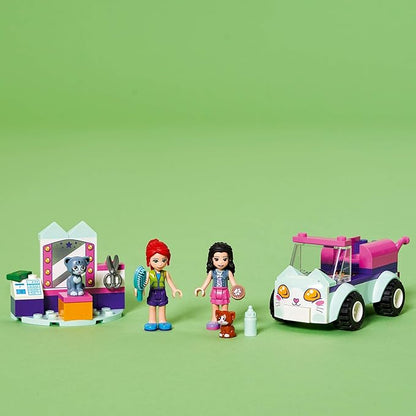 LEGO Friends Cat Grooming Car 41439 Building Kit; Collectible Toy That Makes a Great Holiday or Birthday Gift Idea, New 2021 (60 Pieces)