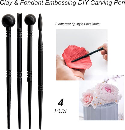27 PCS Clay Tools Kit | Practical Polymer Clay Sculpting Set for Adults | Ideal for Air Dry Clay Pottery Craft, Dotting, Carving, Drawing, Molding, Modeling, Shaping, Baking