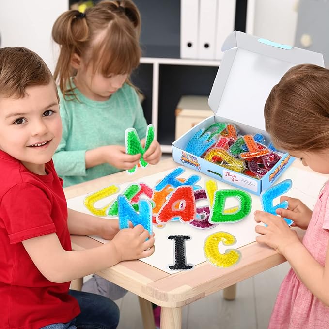 LESONG Autism Sensory Fidget Toys: Alphabet Letters ABC Learning Educational Montessori Toys,Quiet Fidgets Sensory Toys for Classroom Calm Down Corner Autistic Anxiety Relief