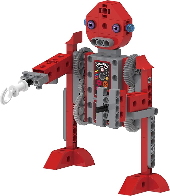 Thames & Kosmos Kids First Robot Factory: Wacky, Misfit, Rogue Robots STEM Experiment Kit | Hands-on Model Building for Young Engineers | Build 8 Motorized Robots | Play & Learn with Storybook Manual