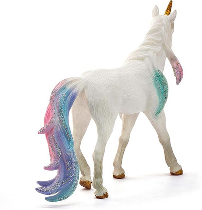 Schleich bayala Mythical Decorated Sea Unicorn Mare - Featuring Glittery Details, Rhinestones, and Gems, Imaginative Fun and Durable Toy for Girls and Boys, Gift for Kids Ages 5+