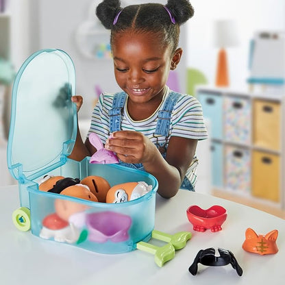 Potato Head Pet-Tato Tots, Pet-Themed Set with 31 Parts and Pieces Plus Rolling Carry Case, Easter Gift for Kids, Toddler and Preschool Toys for Girls and Boys 2 and Up (Amazon Exclusive)