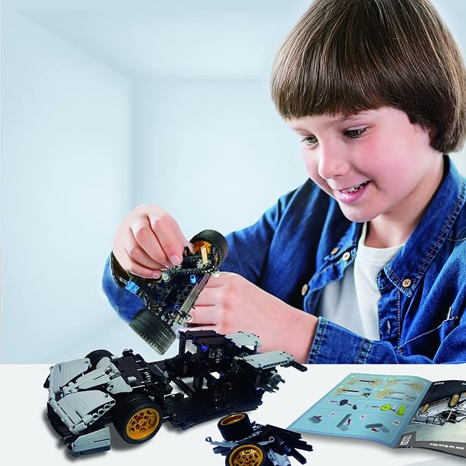 Collectible Model Car Kits for Adults to Build – Car Models Kits to build for Adults and Kids- Model Car Building Set 1:12 Scale with 959 Pieces - Great Birthday Gift for Adults, Teenagers and Kids