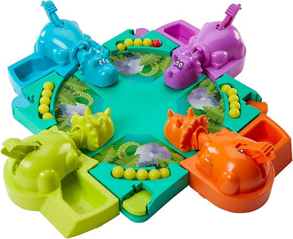 Hasbro Gaming Hungry Hungry Hippos Dino Edition Board Game, Pre-School Game for Ages 4 and Up; for 2 to 4 Players (Amazon Exclusive)