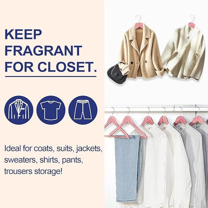 FairyHaus Natural Cedar Hangers 24Pack, Smooth Finish Wooden Coat Suit Hangers - Slim Sleek & Flat Cedar Wood Shirt Hangers with 360° Rotating Hook, Durable Cedar Clothes Hangers