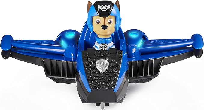 Paw Patrol, Jet to The Rescue Chase’s Deluxe Transforming Vehicle Toy with Lights and Sounds