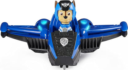 Paw Patrol, Jet to The Rescue Chase’s Deluxe Transforming Vehicle Toy with Lights and Sounds