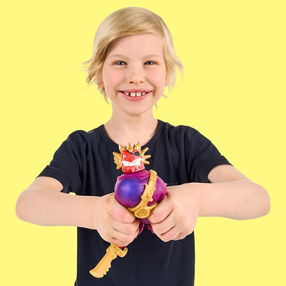 Heroes of Goo Jit Zu Cursed Goo Sea | Super Gooey, Goo Filled Toy Blazagon Action Figure Hero Pack | with Color Changing Face That Reveals His Curse | Stretch Him 3 Times His Size