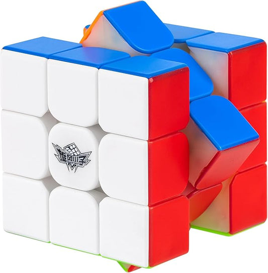 D-FantiX Magnetic Speed Cube 3x3x3, Professional Stickerless Smooth Magic Cube with Strong Magnets, Adult Brain Teaser Fidget Toys, Birthday Gifts for Kids 5-8-12, Teen Girl Boy Easter Basket Stuffers