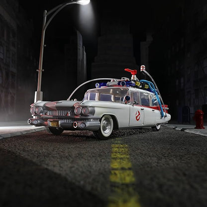 Ghostbusters Plasma Series Ecto-1 (1984), 1:18 Scale Toy Car, Toys for Ages 14+