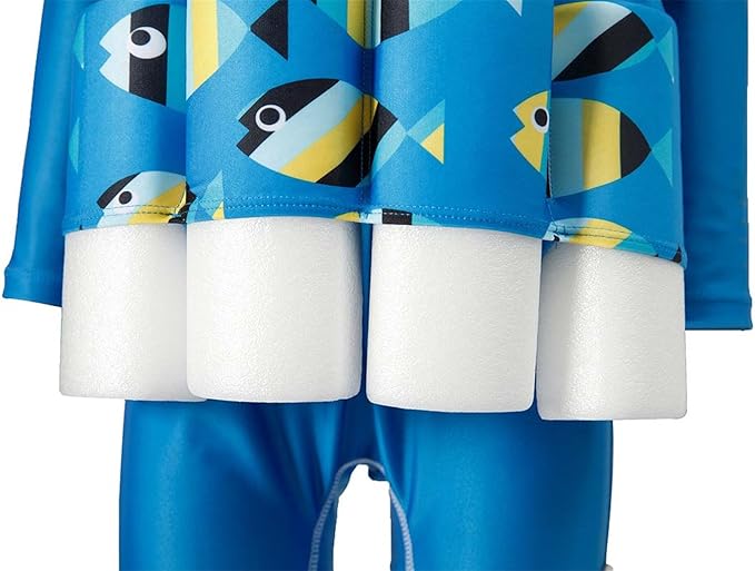 Baby Kids Floatation Suit Float One-Piece Swimwear Buoyancy for Girls Boys 1-8Years