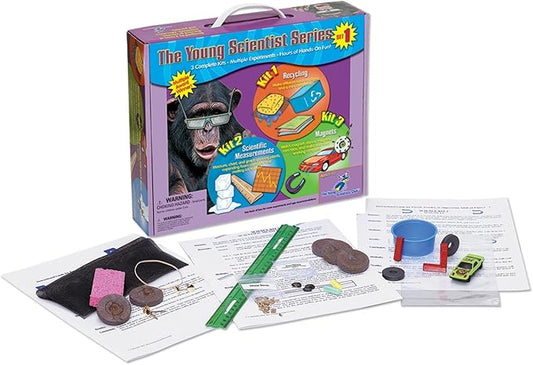Young Scientist Series - Set 1: Recycling (Kit 1) - Scientific Measurements (Kit 2) - Magnets (Kit 3)