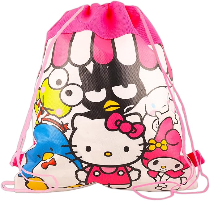 Hello Kitty Travel Bag Set - Bundle of 4 Hello Kitty Activities with Coloring Book, Games, and Puzzles | Hello Kitty Activity Kit for Girls