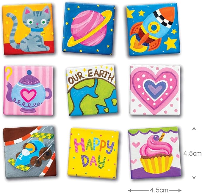 4M Magnetic Mini Tile Art, Art & Crafts DIY Kit, For Boys & Girls Ages 8+