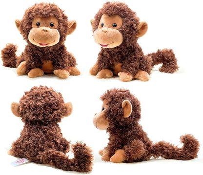 Cuddle Barn - Crackin' Up Coco | Super Soft Animated Twirling Moving Monkey Stuffed Animal Plush Toy | Spins Around Making Monkey Sounds | Great Gift for Toddlers and Kids Ages 1 and Over - 10 Inches