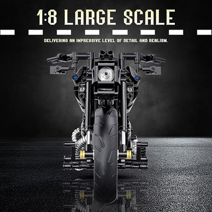 1:8 Motorcycle Building Set for Adults, Building Blocks for Adults, Collectible Toy for 14 15 16+ Years Old Boys, Teenage Boys Gifts on Birthday(579PCS)