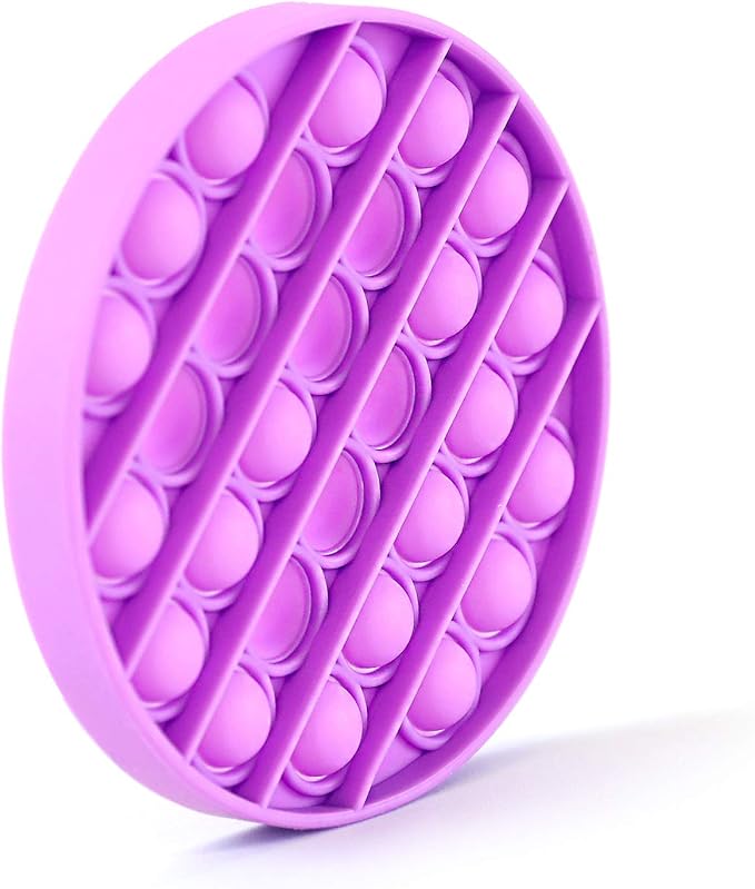 FoxMind, Last One Lost, Tactile Logic Travel Game for Kids, Family, and Friends - Purple