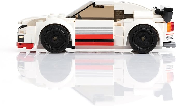 Racing Car Building Block Set (229 Pieces). Racing Car Building Blocks for Kids and Adults