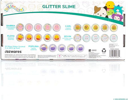Original Squishmallows Ultimate Compounds Set, 25-Pack, Scented Glitter Slimes, Slime Party Favors for Kids, Slime Bulk, Kids Party Favors Goodie Bags, Mini Slime, Sludge Toys