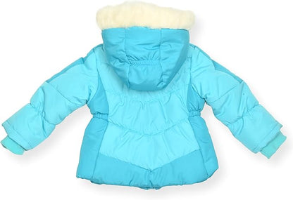 Arctic Quest Little Girls Bib Snow Pants and Ski Jacket Water-Resistant Snowsuit For Kids Winter Jacket For Girls
