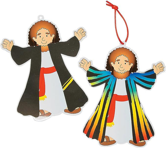 Scratch 'N Reveal Josephs Coat of Color - Crafts for Kids and Fun Home Activities