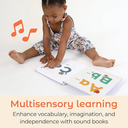 Calis Books ABC Book | Great Alphabet Learning Toy with The ABC Song | Sound Books for Toddlers 1-3 | Great Books for 1 Year Old | Toddler Learning Toys Ages 2-4 | Speech Therapy Toys