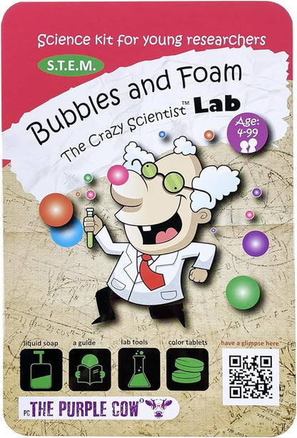 The Purple Cow Crazy Scientist Bubbles and Foam - Science Kits for Young Researchers (5522024)