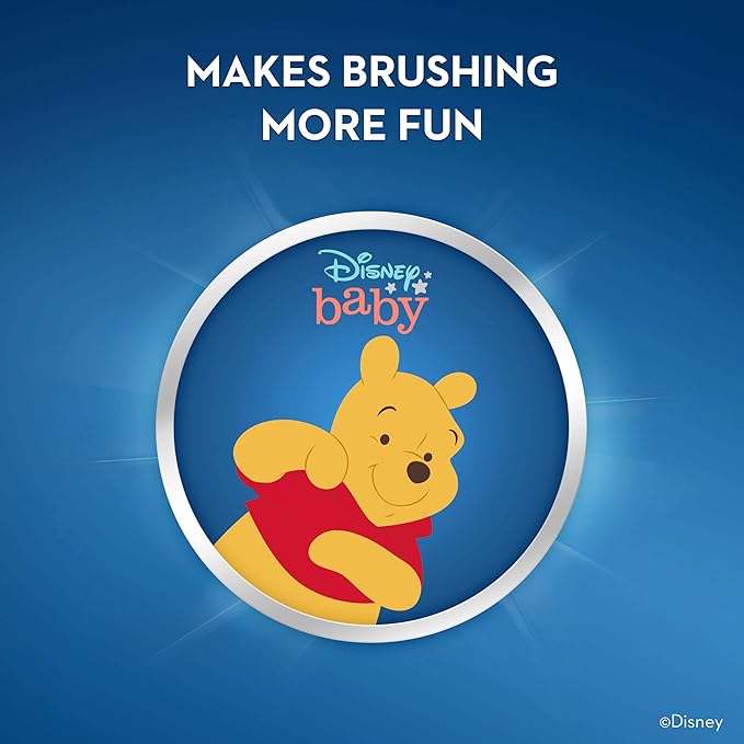 Oral-B Baby Toothbrush Featuring Disney's Pooh, Baby Soft Bristles, 0-3 Years, 1 Count (Pack of 2)