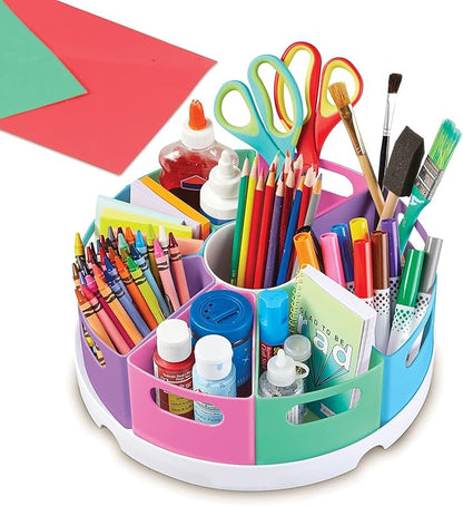Learning Resources Create-a-Space Storage Center - Desk Organizer for Kids, Homeschool, Caddy, Back to School, Classroom Must Haves