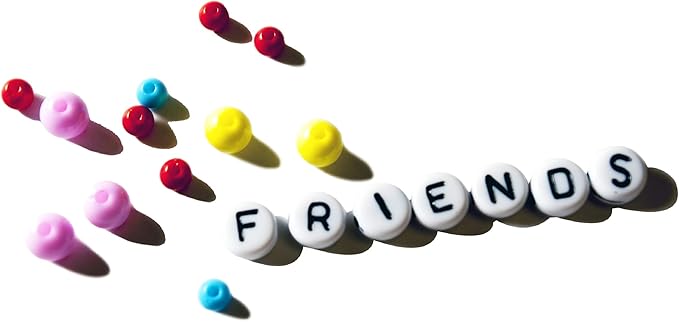 Bendon TS Shure Friendship Bracelet Mini Craft Activity Tin with 190 Beads and Elastic Cord 51243