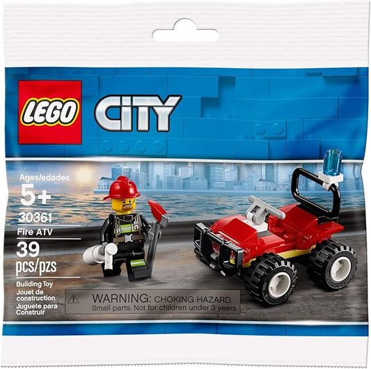 CITY Lego Set 30361 Fire ATV 39 Pieces Polybag