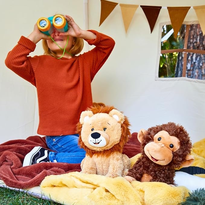 Cuddle Barn - Crackin' Up Coco | Super Soft Animated Twirling Moving Monkey Stuffed Animal Plush Toy | Spins Around Making Monkey Sounds | Great Gift for Toddlers and Kids Ages 1 and Over - 10 Inches