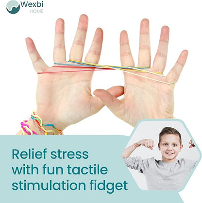 Mega Assortment Fun Bandz - Silicone Bandz Bracelets in a variety of vibrant colors and fun shapes, fun silly Toy for Children (48pc)