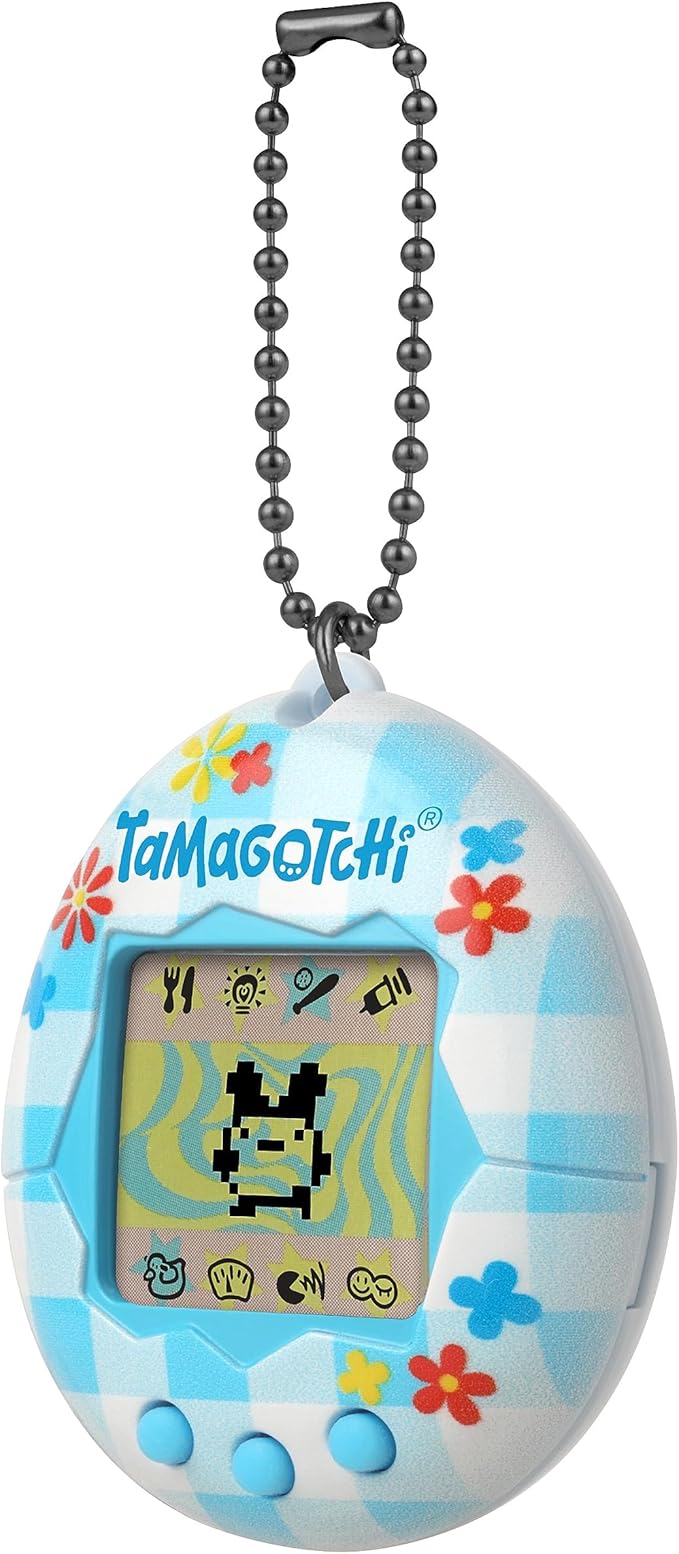 Tamagotchi Original - Flower Gingham (Updated Logo)
