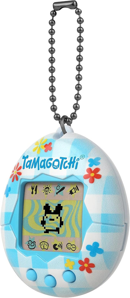 Tamagotchi Original - Flower Gingham (Updated Logo)