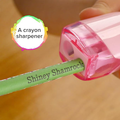 Kid Made Modern Rainbow Beeswax Crayons for Toddlers & Kids Ages 3 4 5 6 7 8+ (126 Pieces) - Coloring Non Toxic Art Supplies with Box & Sharpener