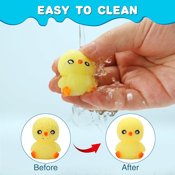 120 Pack Squishy Toys, Kawaii Squishies Party Favors for Kids 4-8 8-12 Treasure Box Toys for Classroom Birthday Xmas Gifts Goodie Bag Mini Animals Mochi Squishy Stress Relief Sensory Toys Random