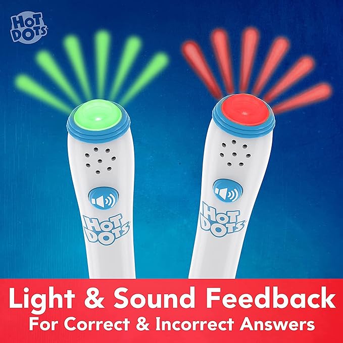 Educational Insights Hot Dots Light-Up Interactive Pen, Single Pen, Interactive Learning, Compatible With Any Hot Dots Set