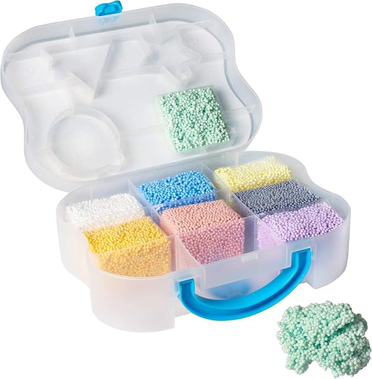 Educational Insights Playfoam Go - Sensory Toys and Squishy Fidget Toys for Kids, Squishy Foam Blocks, Non Sticky Dough Travel Set, Sensory Bin Filler and Classroom Tools, Gifts for Ages 3 and Up