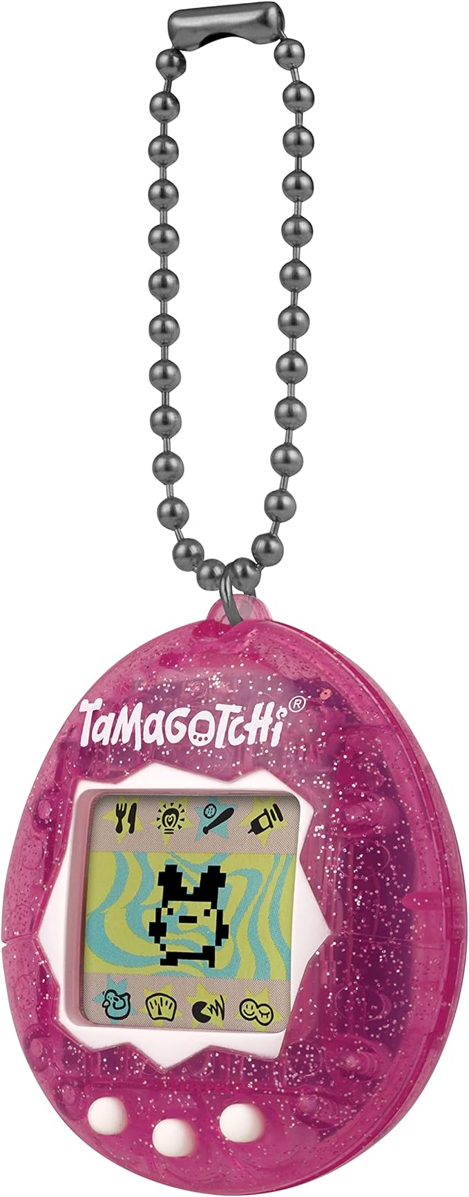 Tamagotchi Original - Pink Glitter (Updated Logo)
