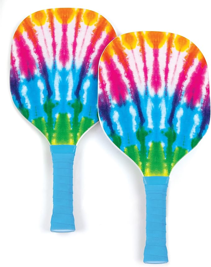 3C4G: Tie Dye 2 Person Pickleball Set - Play Pickleball Anywhere Your Heart Desires, Drawstring Dag Included, Make It Real, Three Cheers For Girls, Tween & Girls, Kids Ages 8+