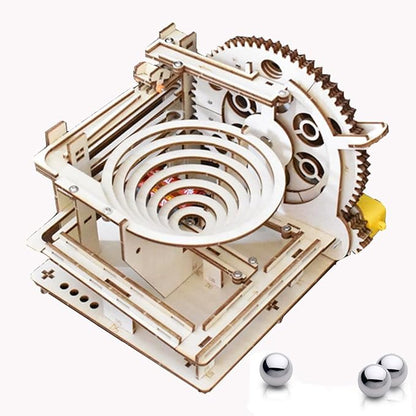 3D Puzzle Marble Run for Adults Stem Projects for Kids Wooden Engineering Puzzle Kit Science Project Kits Wood Mechanical Building Puzzles DIY Mode Kits