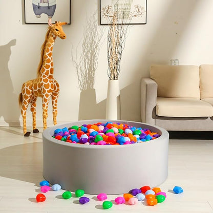 GOGOSO Ball Pits Balls for Toddlers, 100 Stars Hearts Florid Shapes Ball, Flowers Plastics Balls for Bounce House, Pastel Ball for Kids Birthday Party Xmas Friendship Bracelet Banner Decor